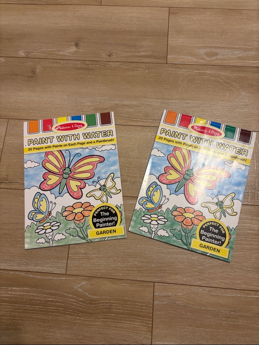 Melissa & Doug Paint With Water Garden Butterfly Set New!